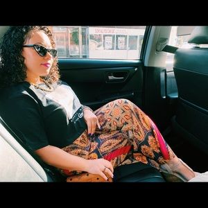 Zara silk joggers Size Small